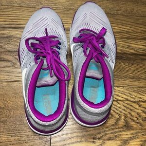 Nike Women's Sneakers - Purple and Gray